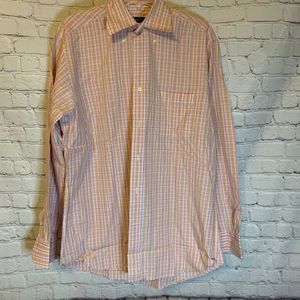 Richards Greenwich Button Front Oxford Shirt, M